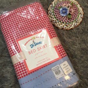 Pottery Barn Kids Dr. Seuss Bed Skirt Bedskirt New